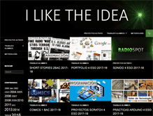 Tablet Screenshot of iliketheidea.com